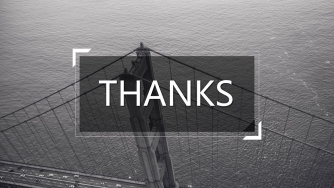 钢铁跨海大桥PPT模板