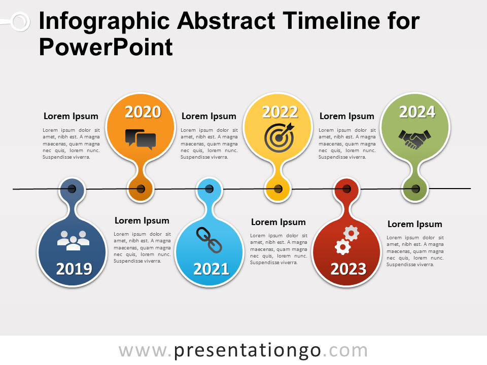 信息图表文摘PowerPoint时间表