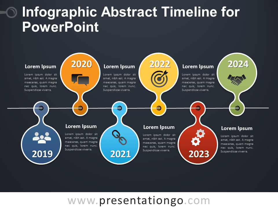 信息图表文摘PowerPoint时间表