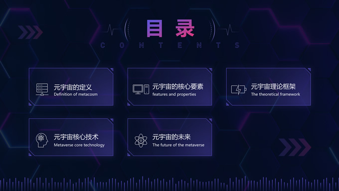 虚拟现实世界元宇宙PPT模板