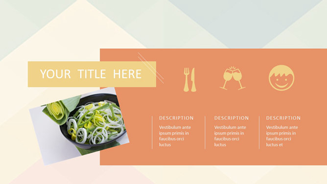 清新复古色系通用PPT模板