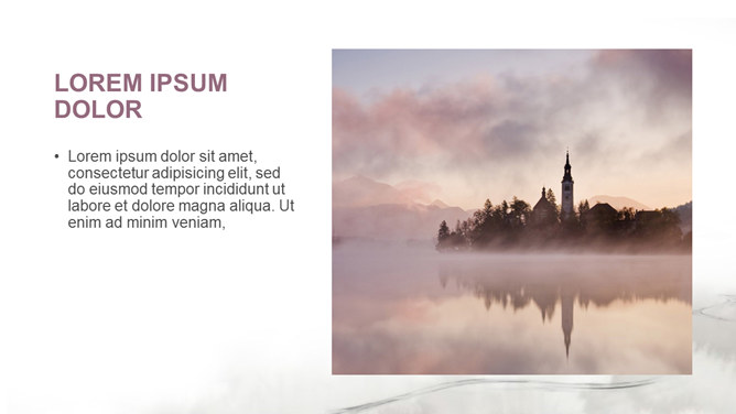 简约淡雅水墨中国风PPT模板