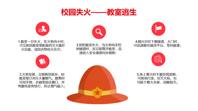 消防宣传日消防知识PPT模板