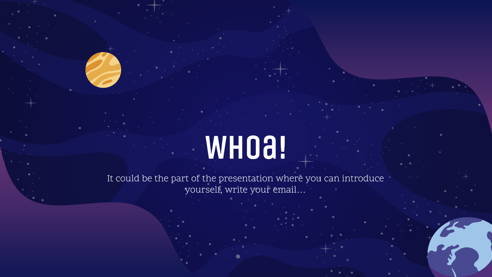 Galaxy Gradient PowerPoint模板