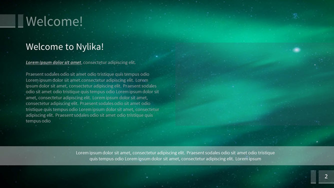 星空动态科技风PPT模板