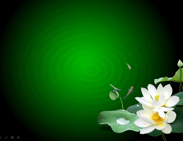 花好月圆——2014中秋佳节PPT模板