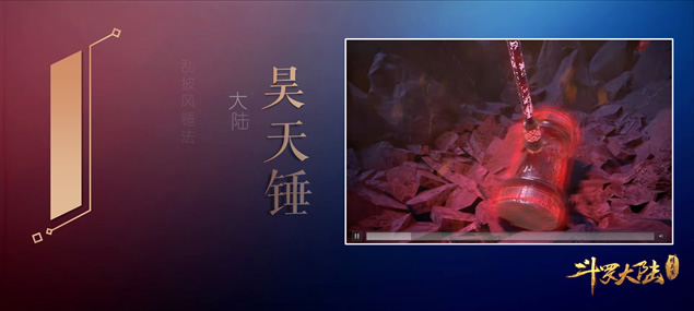 昊天扬威――《斗罗大陆》主题动画PPT模板