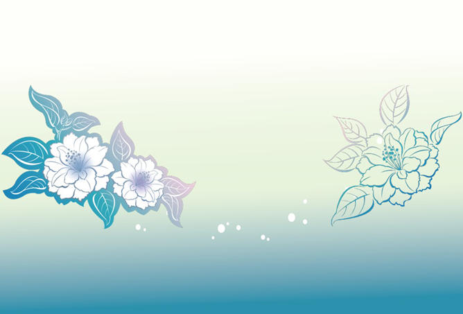 国色天香牡丹PPT背景图