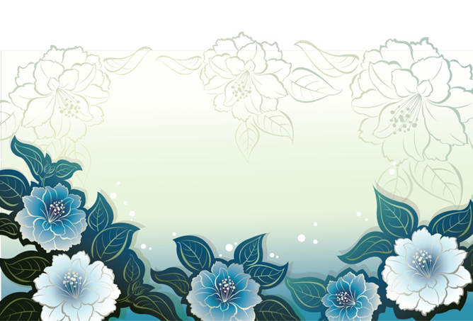 国色天香牡丹PPT背景图