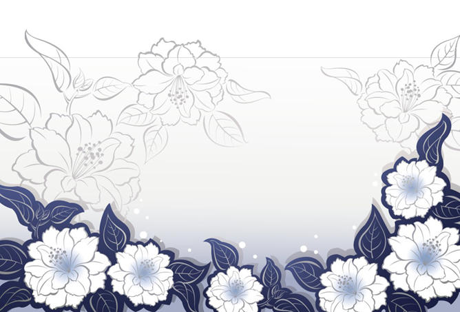 国色天香牡丹PPT背景图