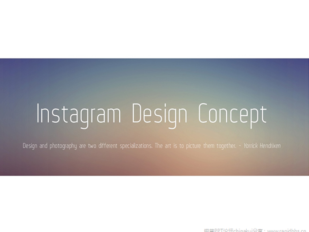 iOS 7 扁平化风格苹果主题PPT模板