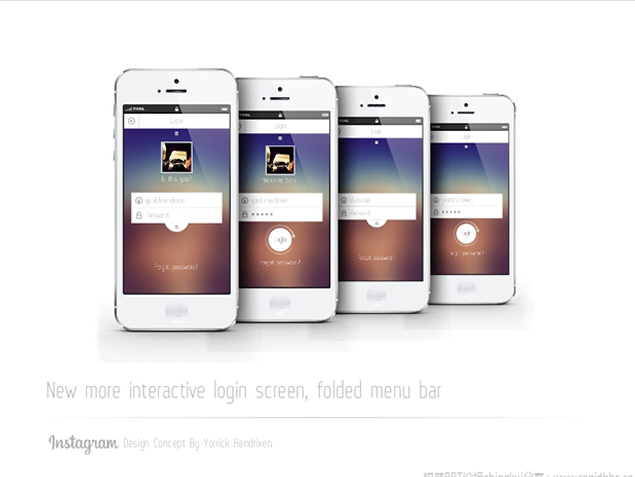 iOS 7 扁平化风格苹果主题PPT模板