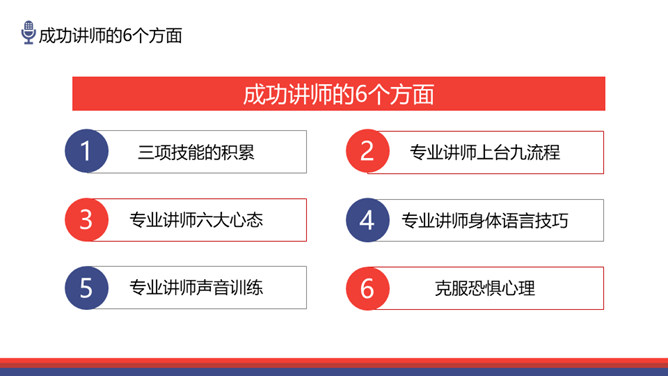 如何成为优秀培训讲师PPT模板
