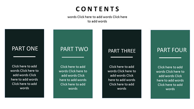 欧美文艺风图文排版PPT模板