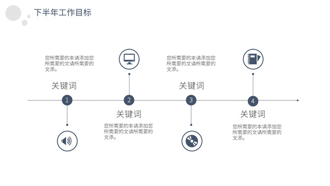 极简素雅汇报通用PPT模板