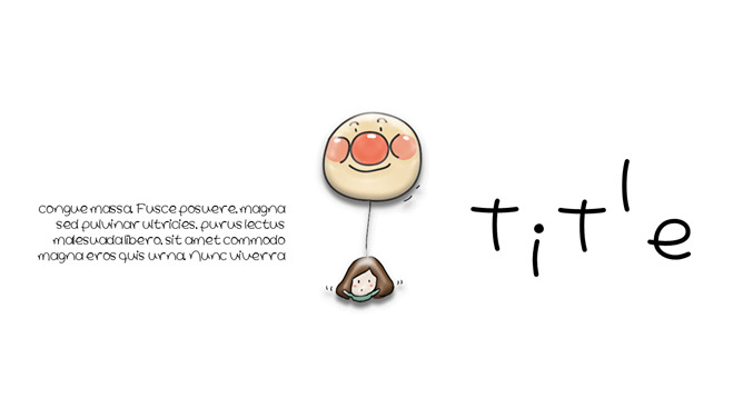 卡通风格面包超人主题PPT模板