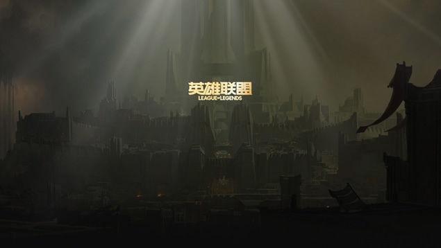 因为热爱所以联盟――英雄联盟PPT模板