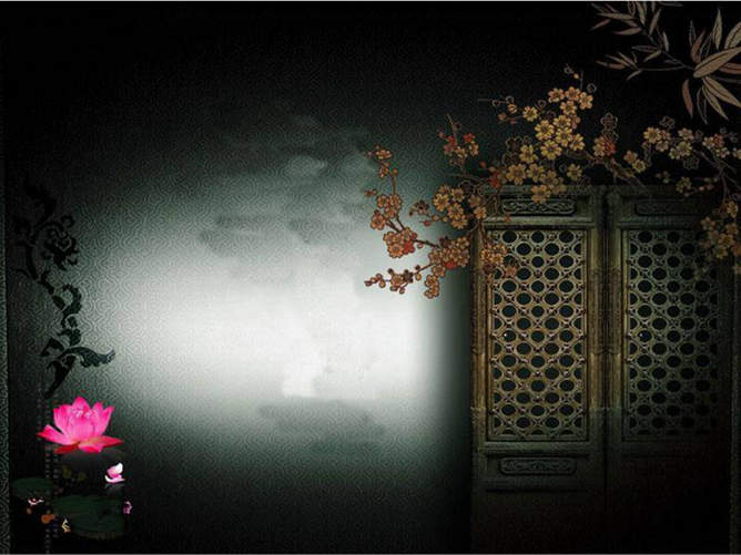 9款黑色系PPT背景图集