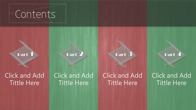 灰色木纹动态商务PPT模板