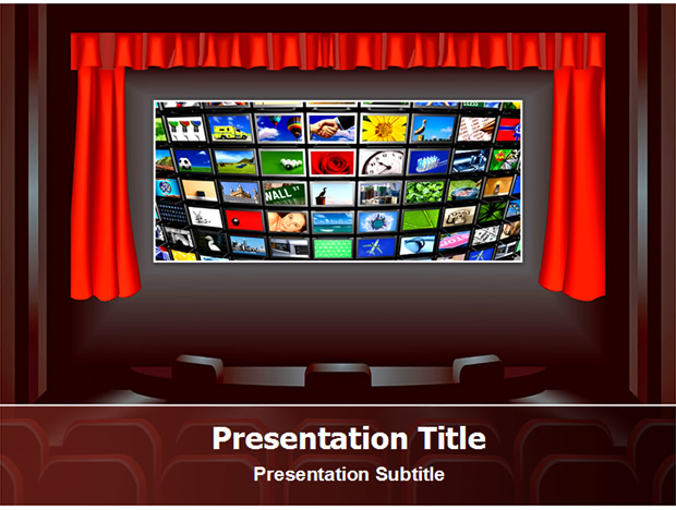 现代大屏会场PPT模板PPT模板预览图