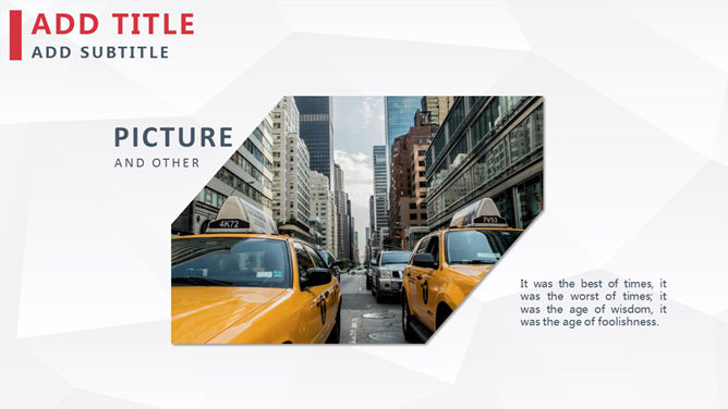 三款精美时尚配色PPT模板