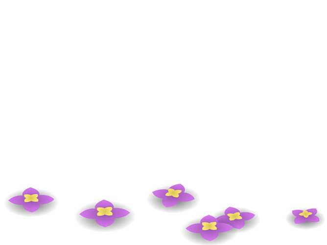 简约可爱花朵PPT背景