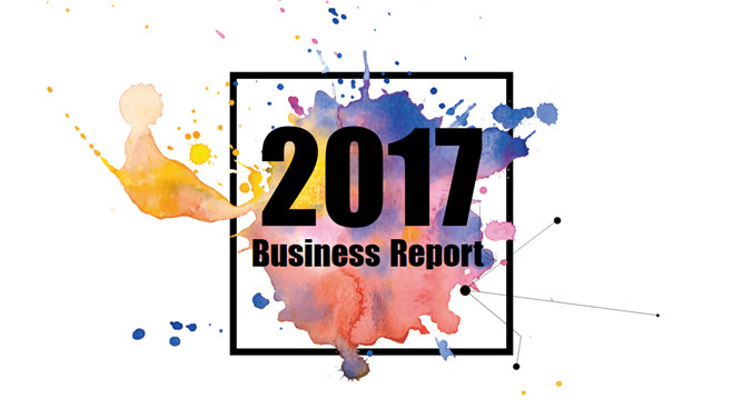 水彩墨迹艺术风PPT模板