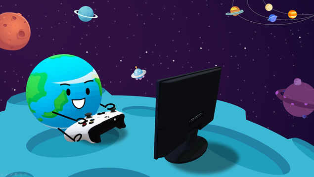 《流星》――童话故事动画影片PPT模板