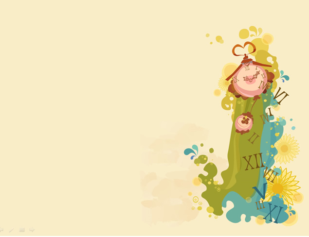 精美抽象矢量图PPT模板