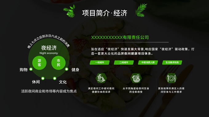 绿色健康饮食计划PPT模板