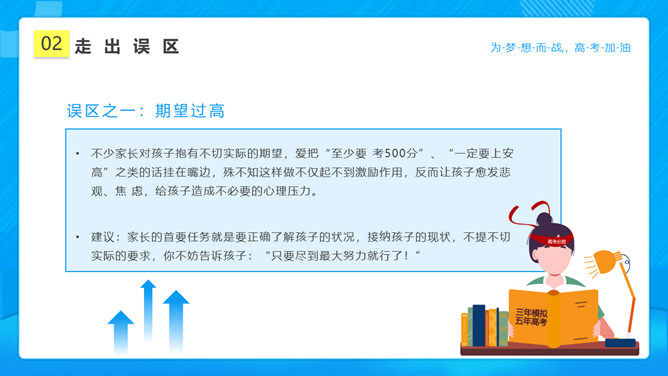 高考家长会课件PPT模板