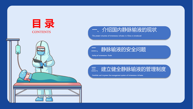 静脉输液安全管理 PPT 模板