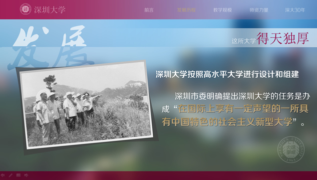 2014深圳大学介绍PPT模板