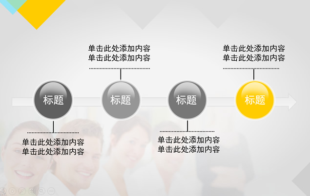 部门团队商务汇报简约PPT模板