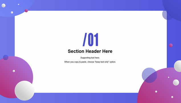 渐变圆创意封面实用大气商务工作总结报告PPT模板