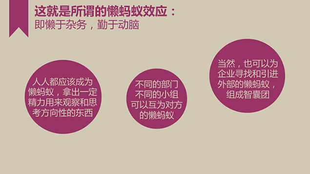 人人争做“懒蚂蚁”PPT小故事模板