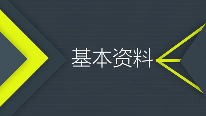 简约风格个人求职简历PPT模板