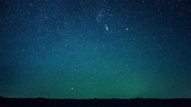 夜空星空繁星点点PPT背景图片