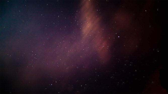 夜空星空繁星点点PPT背景图片