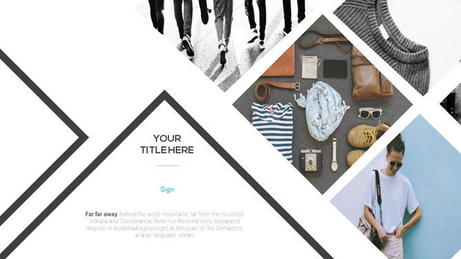 图文画册杂志风PPT模板