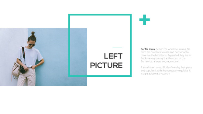 图文画册杂志风PPT模板