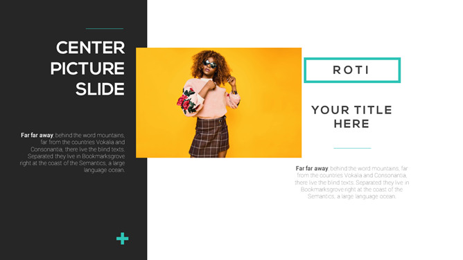 图文画册杂志风PPT模板