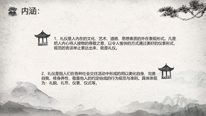 中小学生礼仪知识班会PPT模板