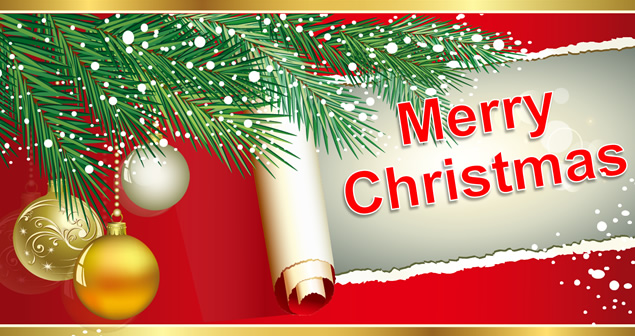 Merry Christmas 圣诞节祝福贺卡PPT模板