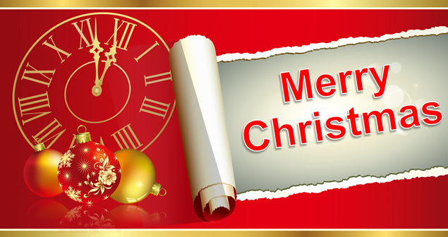 Merry Christmas 圣诞节祝福贺卡PPT模板