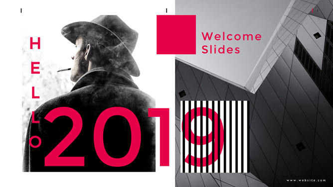 欧美时尚杂志风PPT模板