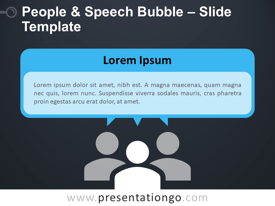 人物与对话气泡演示文稿