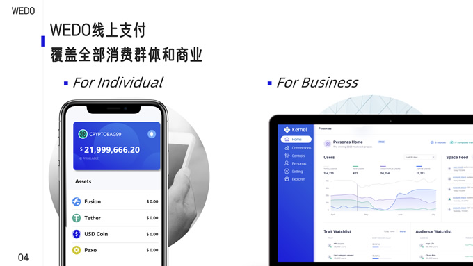 线上支付金融科技风PPT模板