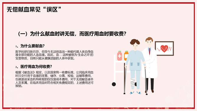 无偿献血日主题PPT模板