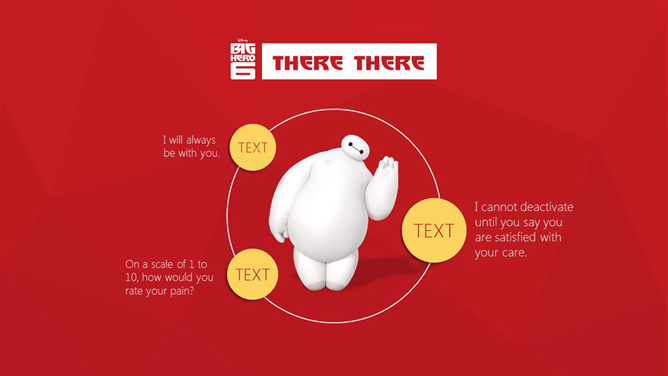 大白与小黄人主题PPT模板